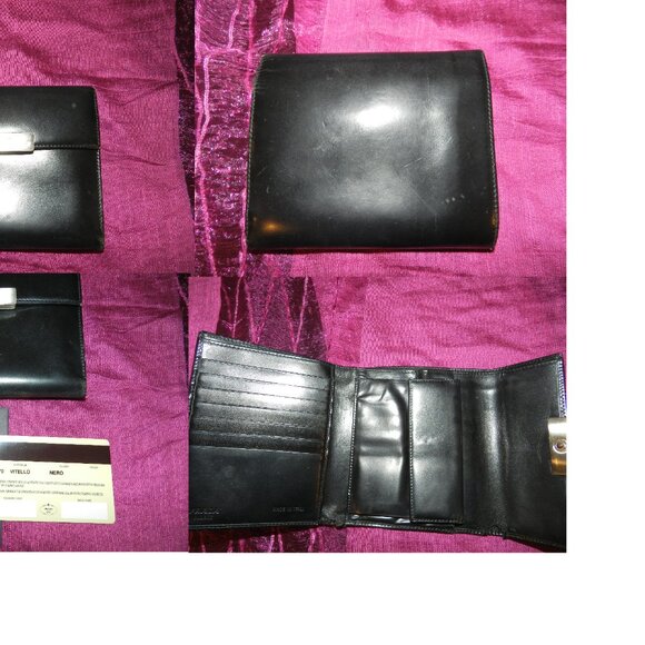 Vintage Prada Tessuto Nylon & Leather Handbag and Prada Nero Leather Wal… - Picture 11 of 16